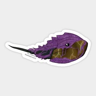 Stichtite Horseshoe Crab Sticker